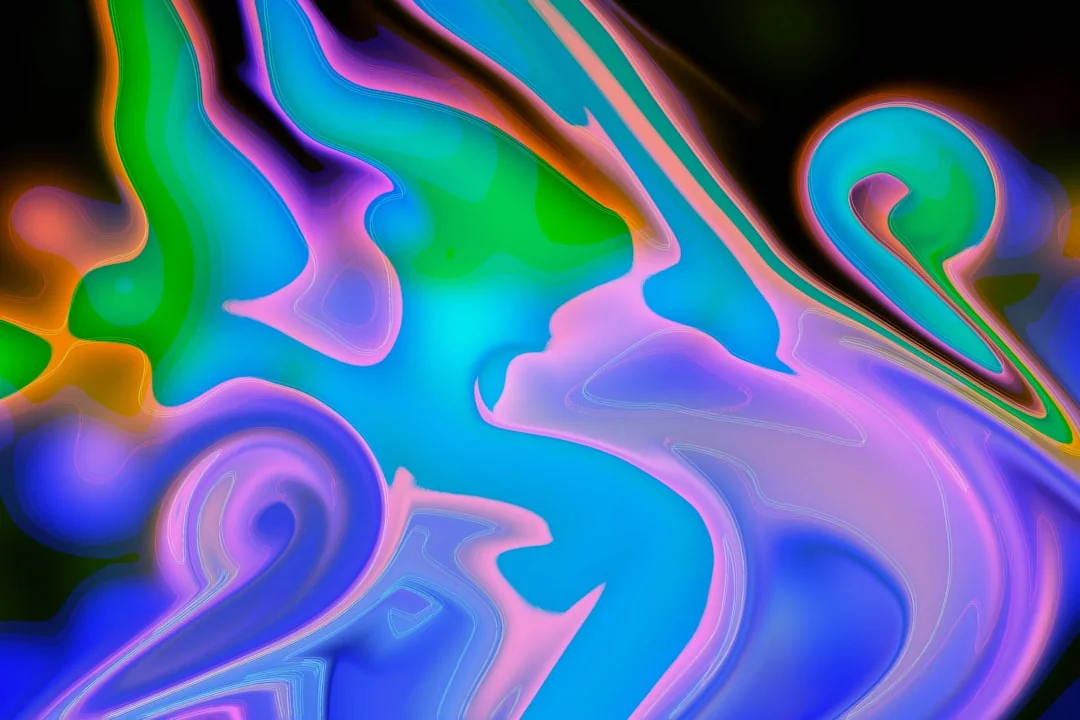 Färgglad abstrakt digital konst